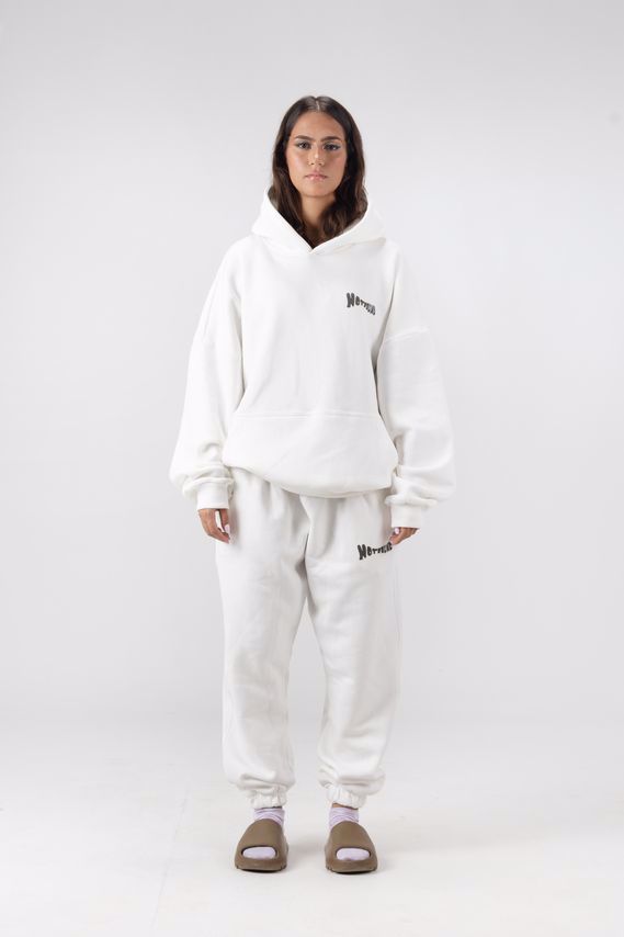 white mocha hoodie