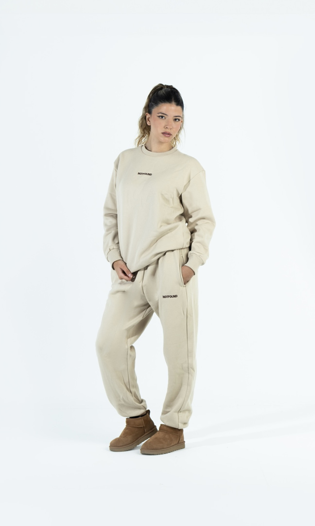 basic beige sweats