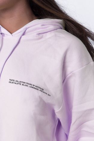 lilac cropped hoodie 