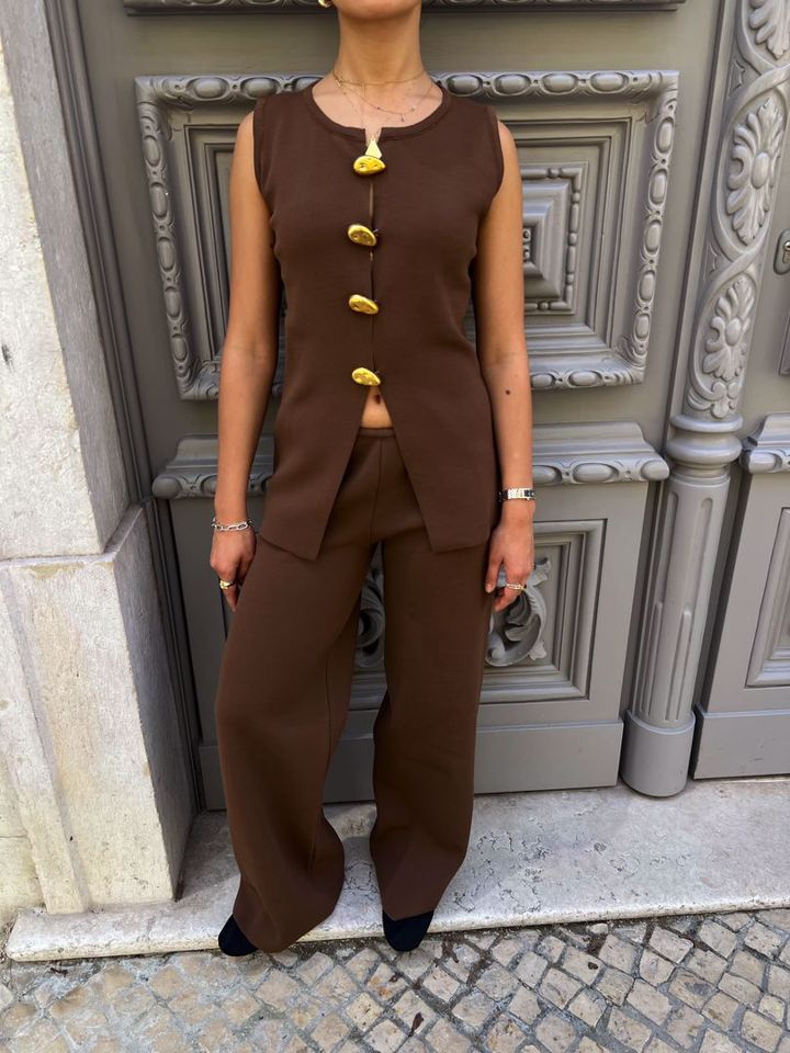 suit set - brown