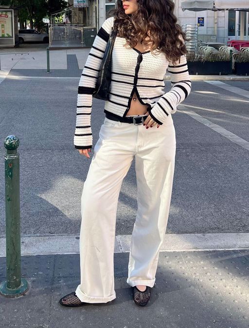 white jeans